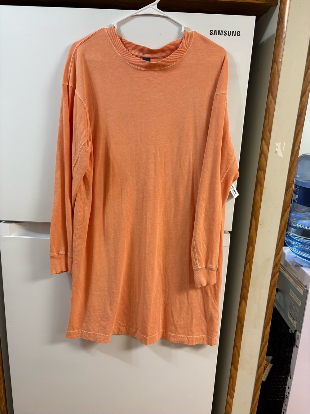 Old Navy Women's Long Sleeve Crewneck Tunic Top - Peach